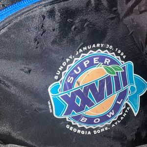 Vtg 1994 superbowl nfl Super Bowl starter full zip duffel shoulder bag rare